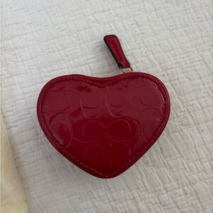Coach Red Heart Jewelry Organizer